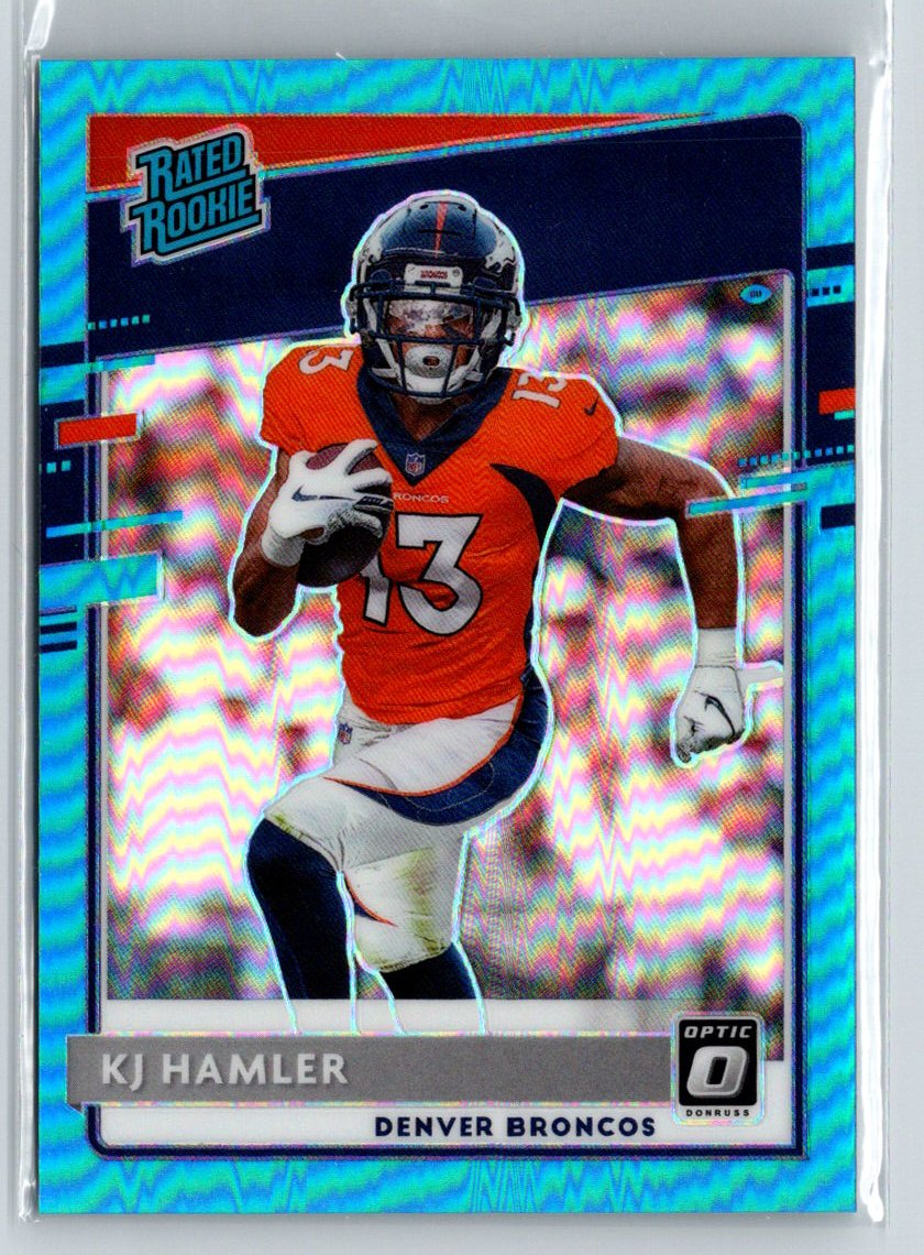 2020 Donruss Optic #170 KJ Hamler Aqua #/299 i30