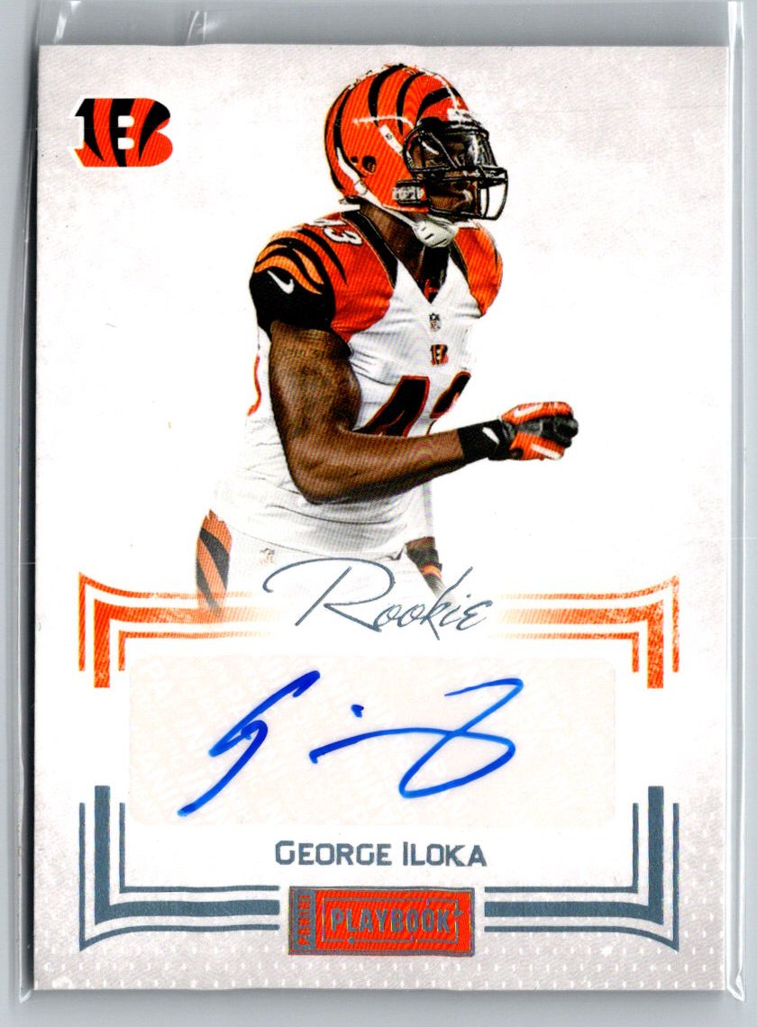 2012 Panini Playbook #112 George Iloka Platinum #/25 i30