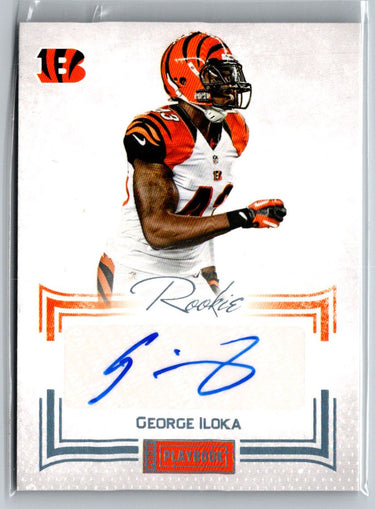2012 Panini Playbook #112 George Iloka Platinum #/25 i30