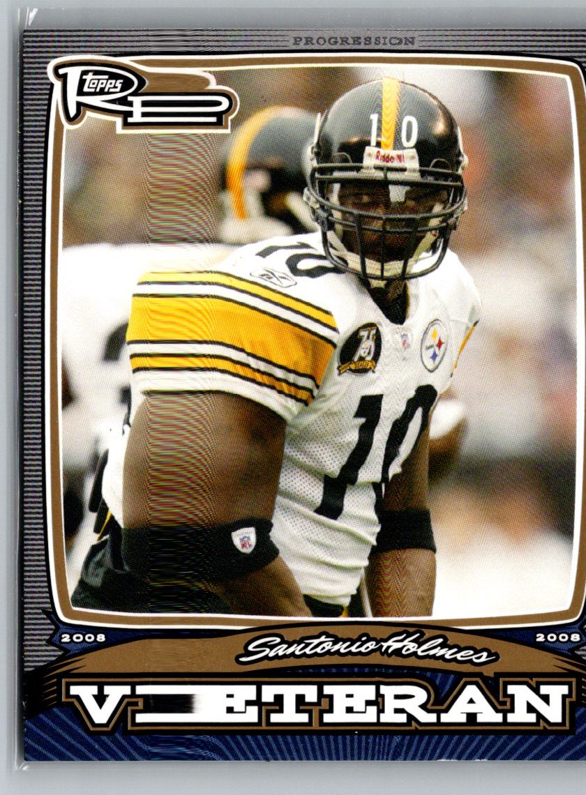 2008 Topps Rookie Progression #PV-SH Santonio Holmes Veterans /199 i30