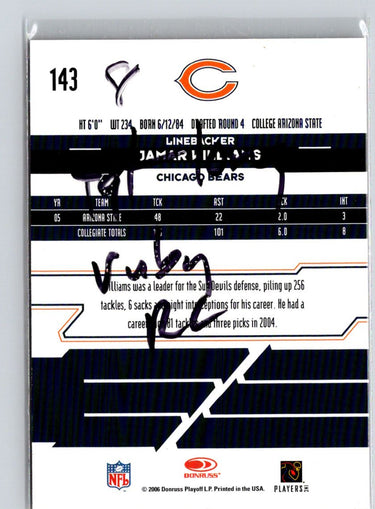 2006 Leaf Rookies & Stars Longevity #143 Jamar Williams Ruby #/199 i31