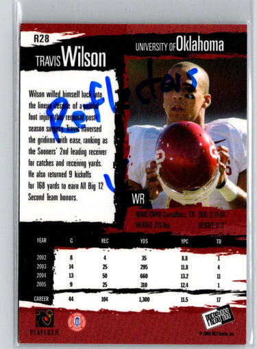 2006 Press Pass #R28 Travis Wilson Reflectors #/500 i31