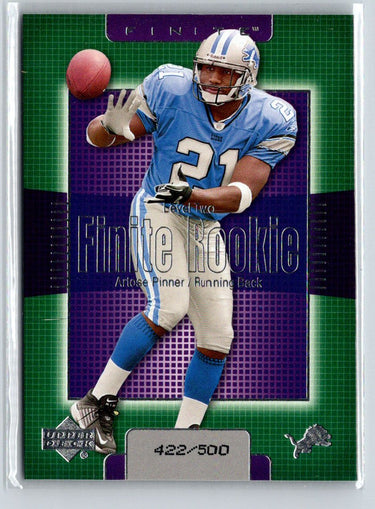 2003 Upper Deck Finite #257 Artose Pinner #/500 i32