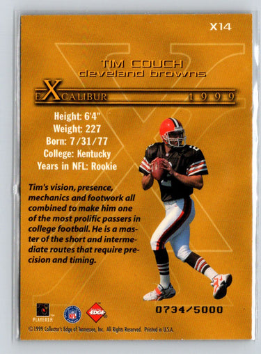 1999 Collector's Edge Masters #X14 Tim Couch Excalibur #/5000 i33