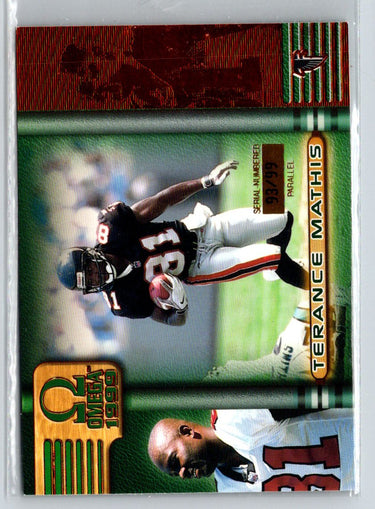 1999 Pacific Omega #14 Terance Mathis Copper #/99 i34