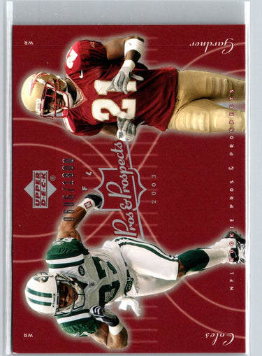 2003 Upper Deck Pros Prospects #147 Talman Gardner Laveranues Coles /1800 i34