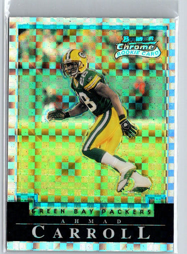 2004 Bowman Chrome #194 Ahmad Carroll Xfractors #/250 i36
