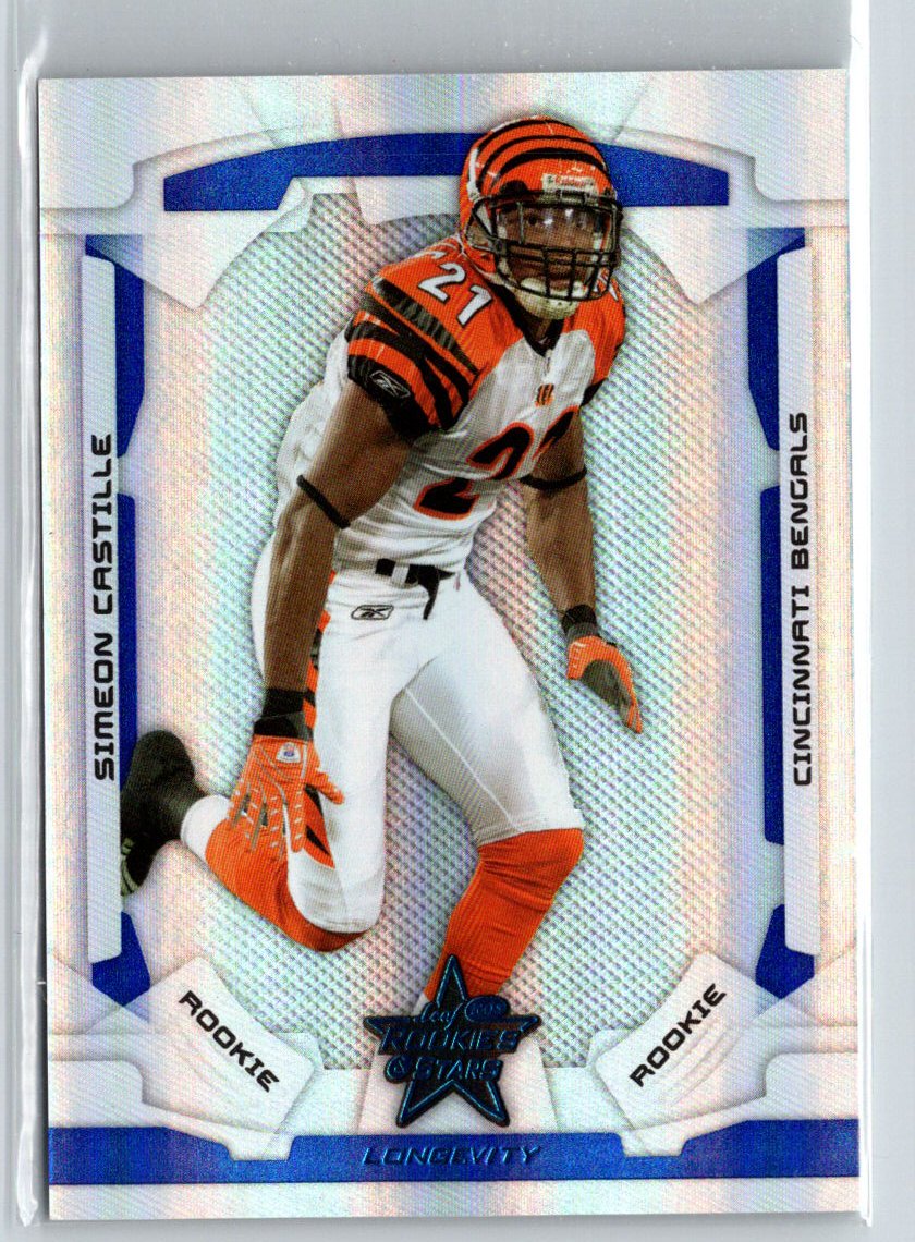 2008 Leaf Rookies & Stars Longevity #178 Simeon Castille Sapphire #/149 i36