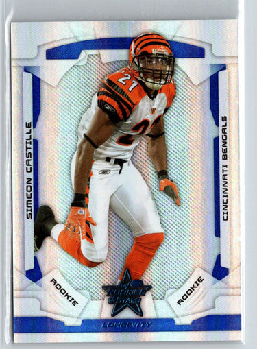 2008 Leaf Rookies & Stars Longevity #178 Simeon Castille Sapphire #/149 i36