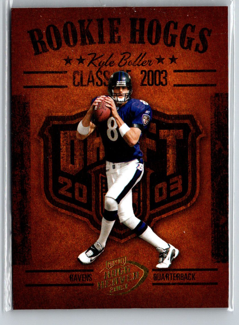 2003 Playoff Hogg Heaven #RCH-3 Kyle Boller Rookie Hoggs i36