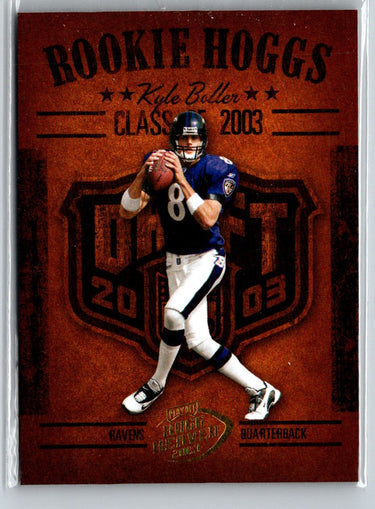 2003 Playoff Hogg Heaven #RCH-3 Kyle Boller Rookie Hoggs i36