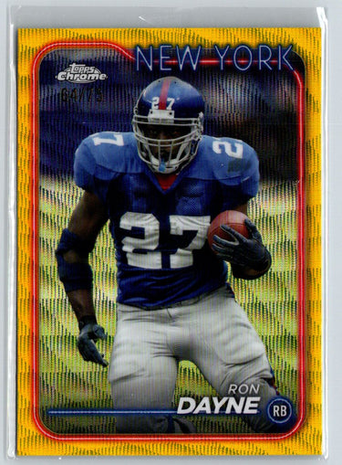 2024 Topps Chrome #143 Ron Dayne Yellow Wave Refractor #/75 i36