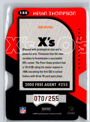 2000 Playoff Momentum #155 Kevin Thompson X's #/255 i36