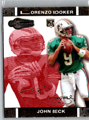 2007 Topps Co-Signers #52a John Beck Lorenzo Booker Gold Red #/399 i36