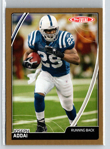 2007 Topps Total #304 Joseph Addai 1st Edition Copper i37
