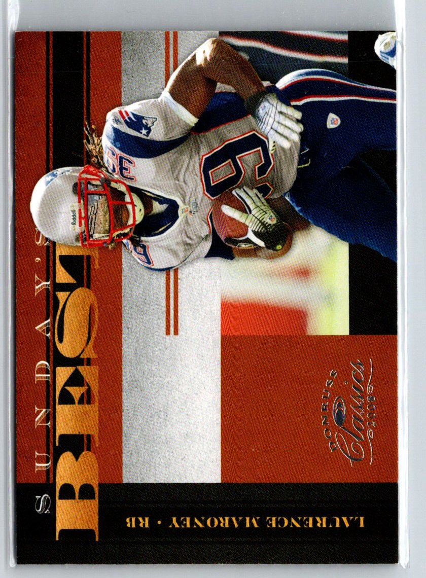 2008 Donruss Classics #SB-22 Laurence Maroney Sunday's Best #/1000 i38