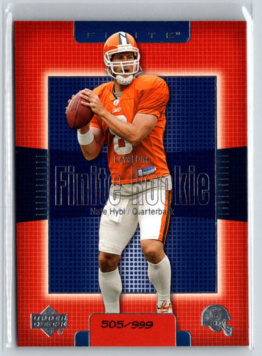 2003 Upper Deck Finite #209 Nate Hybl #/999 i38