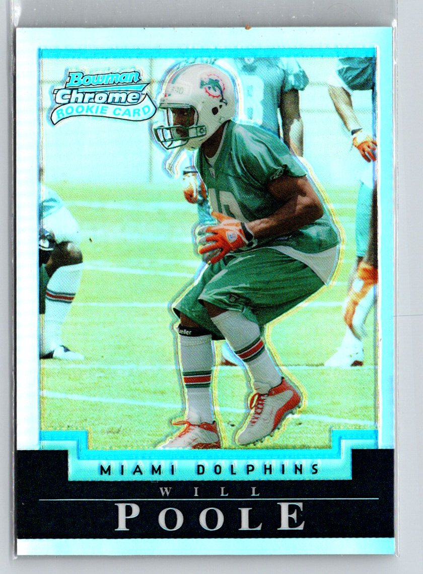 2004 Bowman Chrome #206 Will Poole Refractors #/500 i38