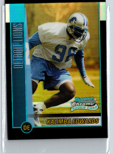 2002 Bowman Chrome #124 Kalimba Edwards Refractors #/500 i38