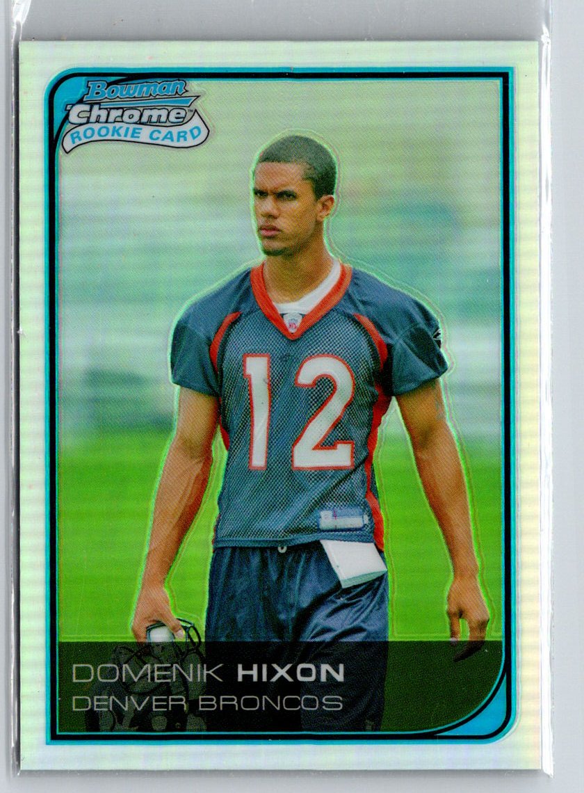 2006 Bowman Chrome #27 Domenik Hixon Refractors #/500 i38