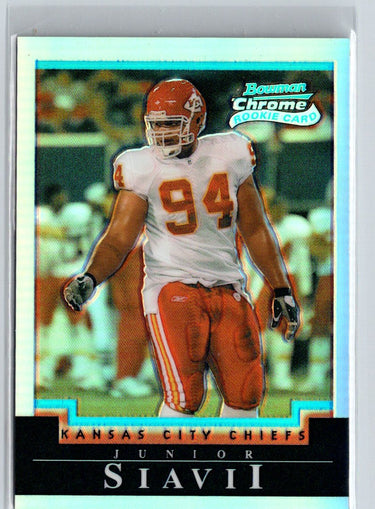 2004 Bowman Chrome #139 Junior Siavii Refractors #/500 i39