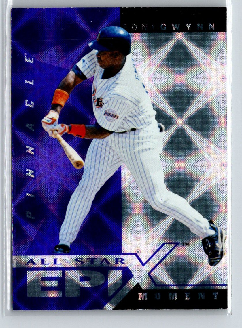 1998 Pinnacle #E9 Tony Gwynn Epix Purple i40