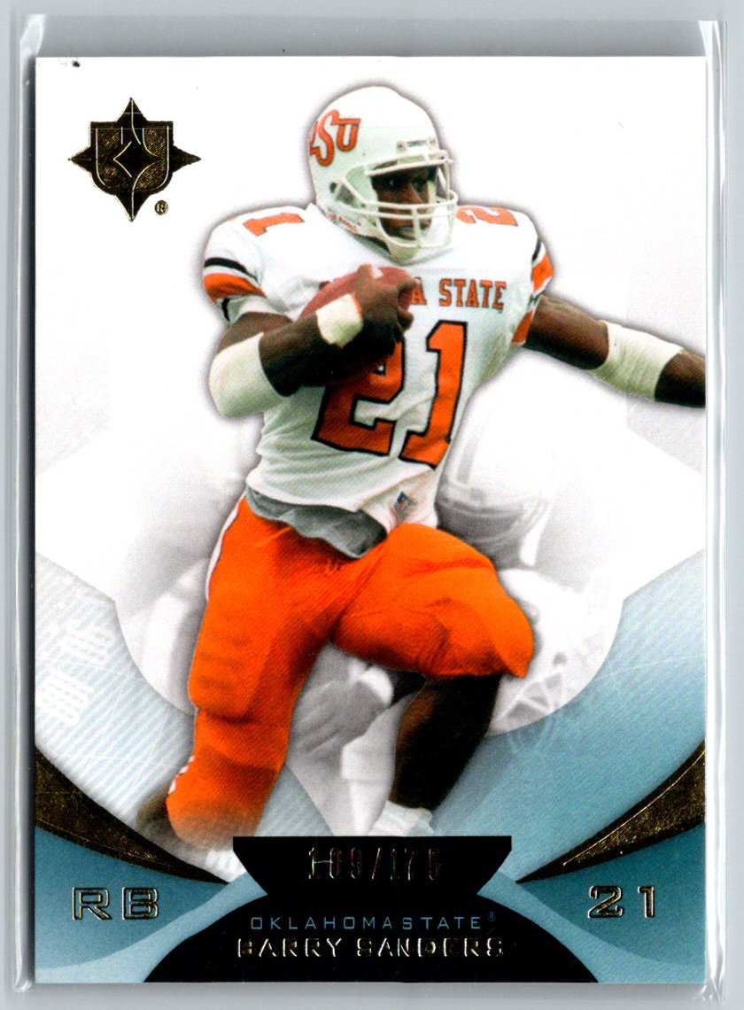 2013 Upper Deck Ultimate Collection #17 Barry Sanders #/175 i40