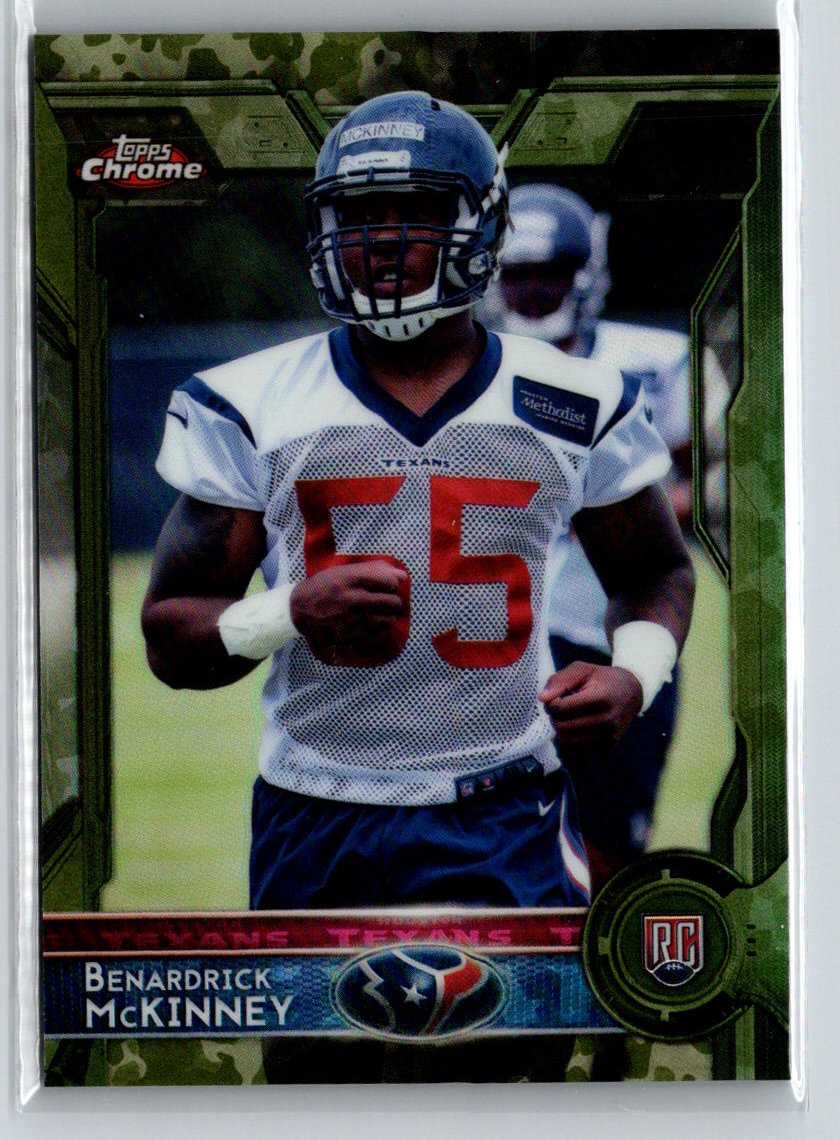 2015 Topps Chrome #132 Benardrick McKinney Camo Refractor #/499 i40