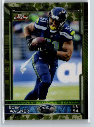 2015 Topps Chrome #68 Bobby Wagner Camo Refractor #/499 i40