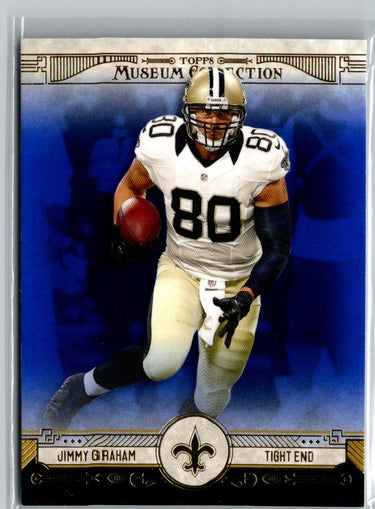 2014 Topps Museum Collection #85 Jimmy Graham Sapphire #/99 i40