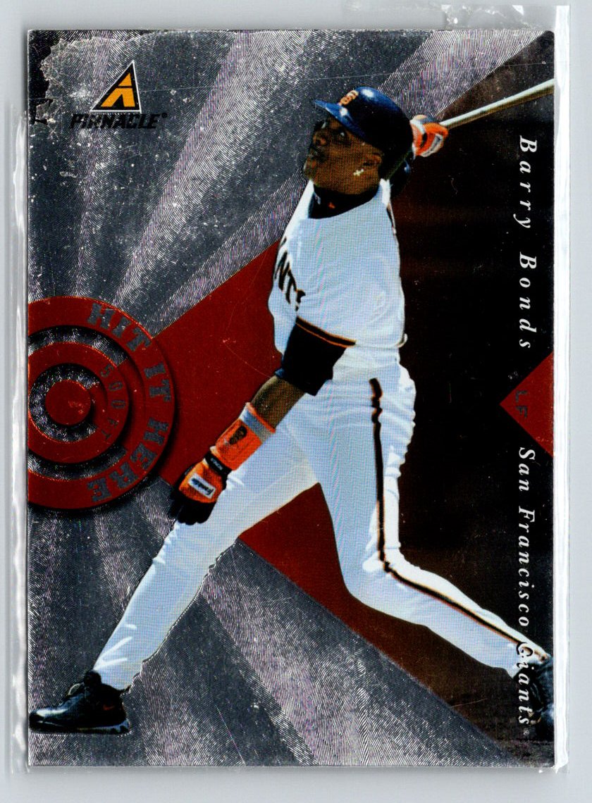 1998 Pinnacle #5 Barry Bonds Hit it Here i40