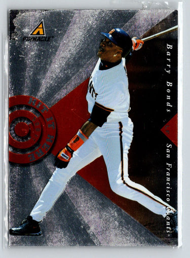 1998 Pinnacle #5 Barry Bonds Hit it Here i40