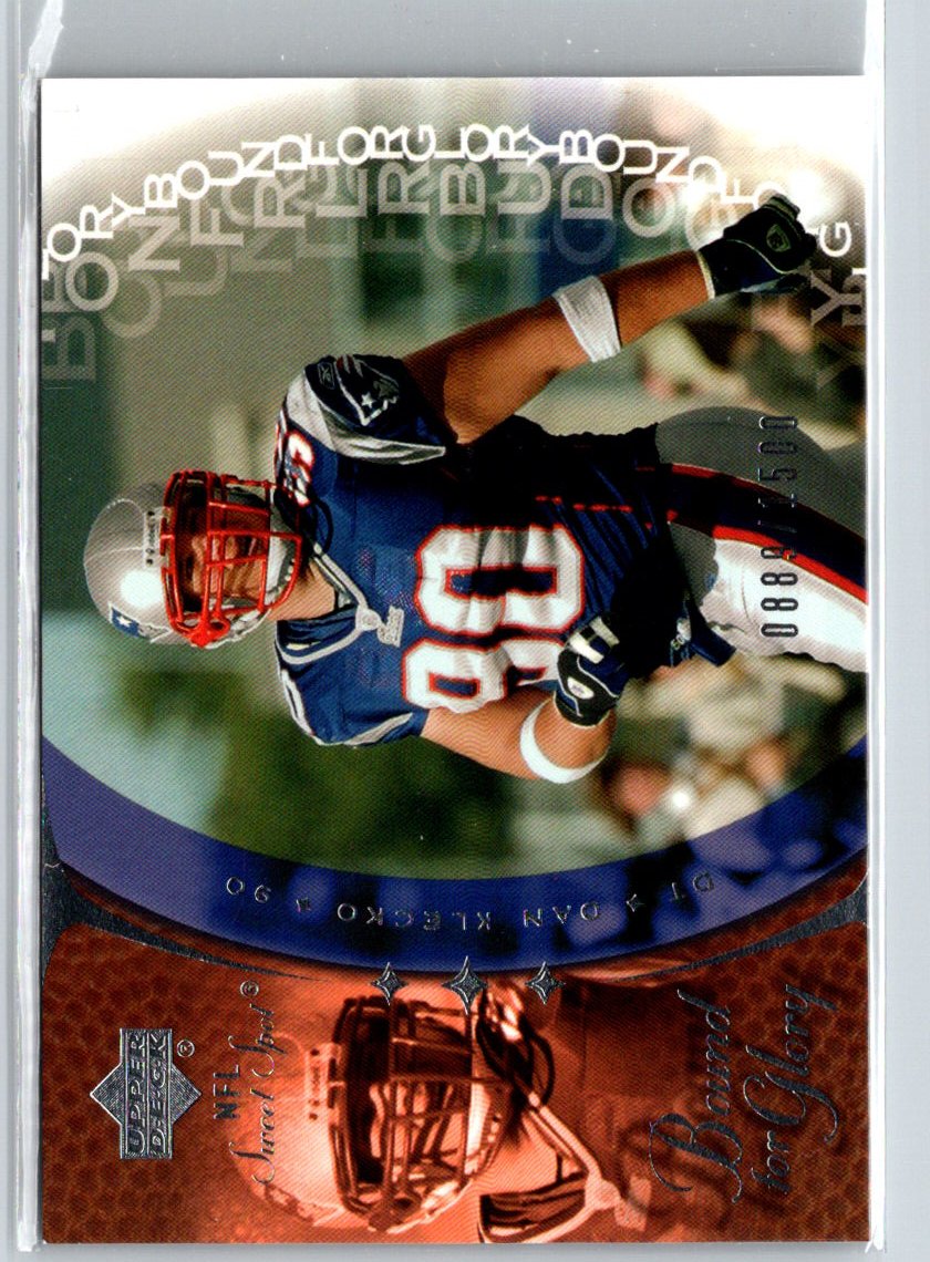 2003 Upper Deck Sweet Spot #101 Dan Klecko #/1500 i41