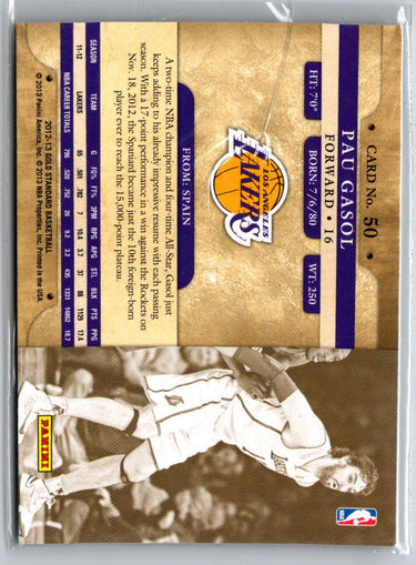 2012-13 Panini Gold Standard #50 Pau Gasol #/349 i40