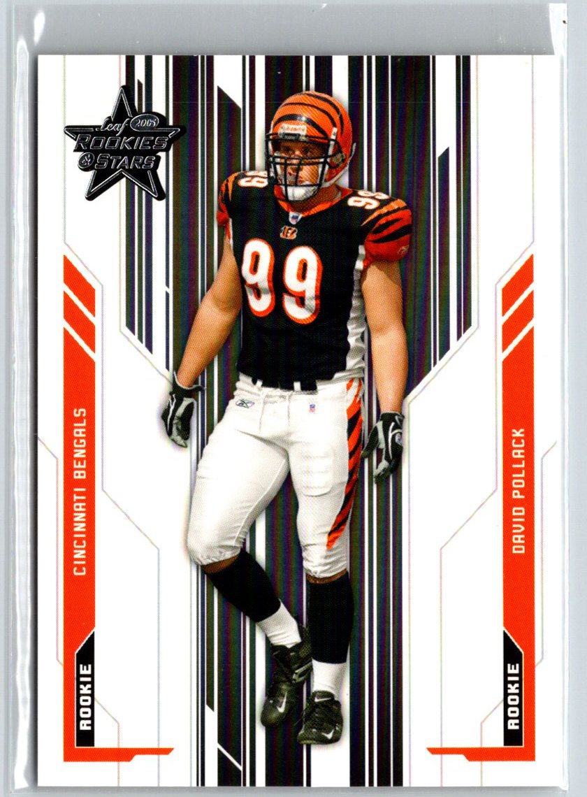 2005 Leaf Rookies & Stars #220 David Pollack #/799 i41