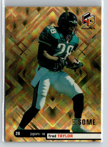 1999 Upper Deck HoloGrFX #AU25 Fred Taylor AuSome i42
