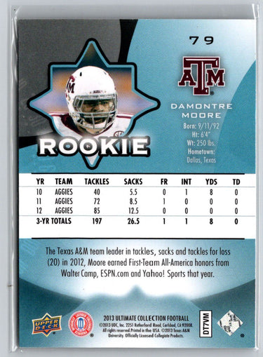 2013 Upper Deck Ultimate Collection #79 Damontre Moore #/99 i42