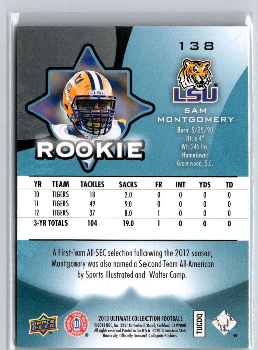 2013 Upper Deck Ultimate Collection #138 Sam Montgomery #/99 i43