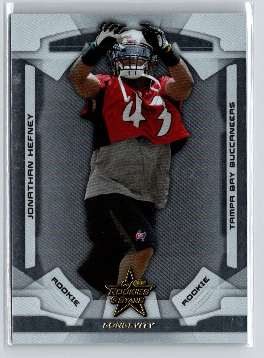 2008 Leaf Rookies & Stars Longevity #147 Jonathan Hefney #/999 i44