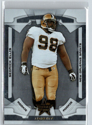 2008 Leaf Rookies & Stars Longevity #176 Sedrick Ellis #/999 i43