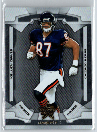 2008 Leaf Rookies & Stars Longevity #153 Kellen Davis #/999 i44