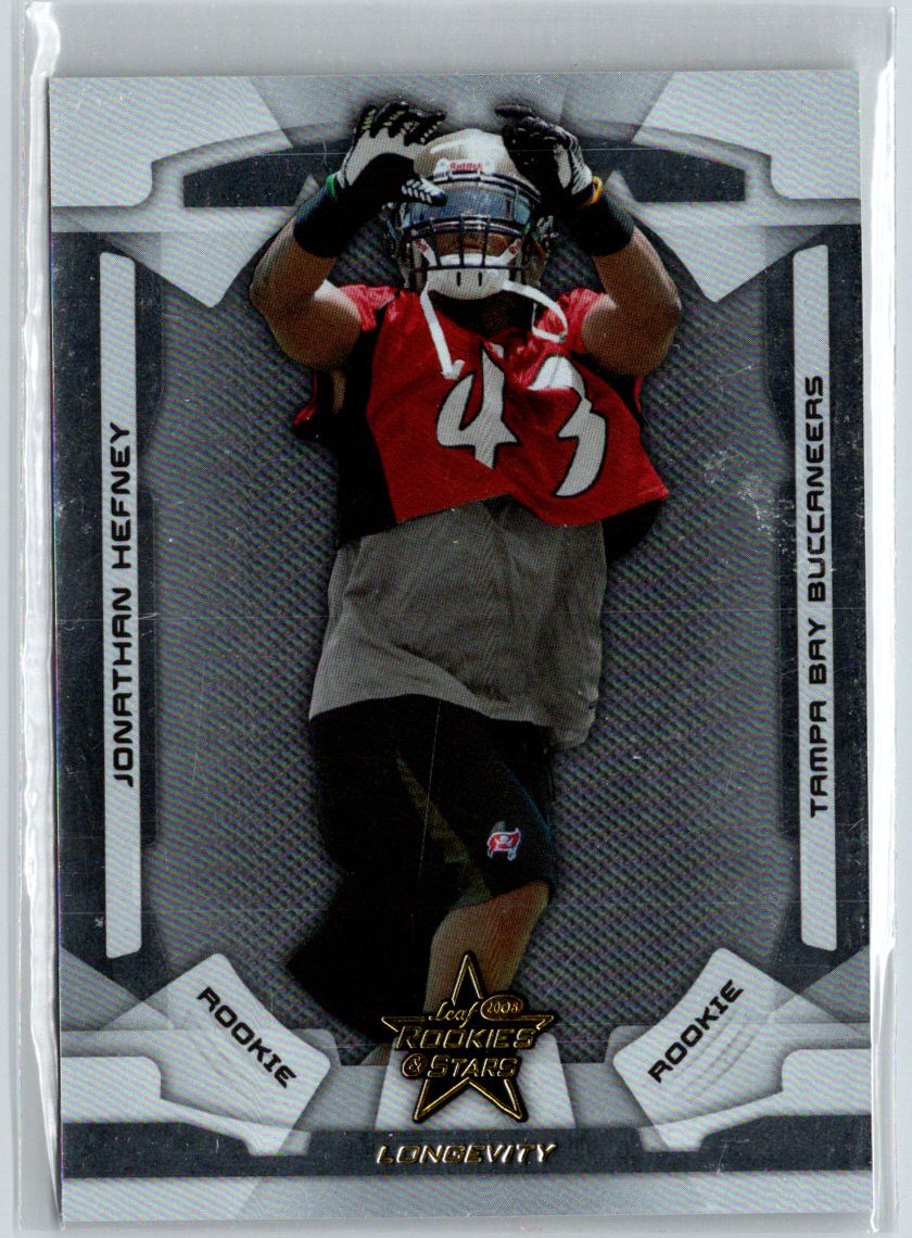 2008 Leaf Rookies & Stars Longevity #147 Jonathan Hefney #/999 i43