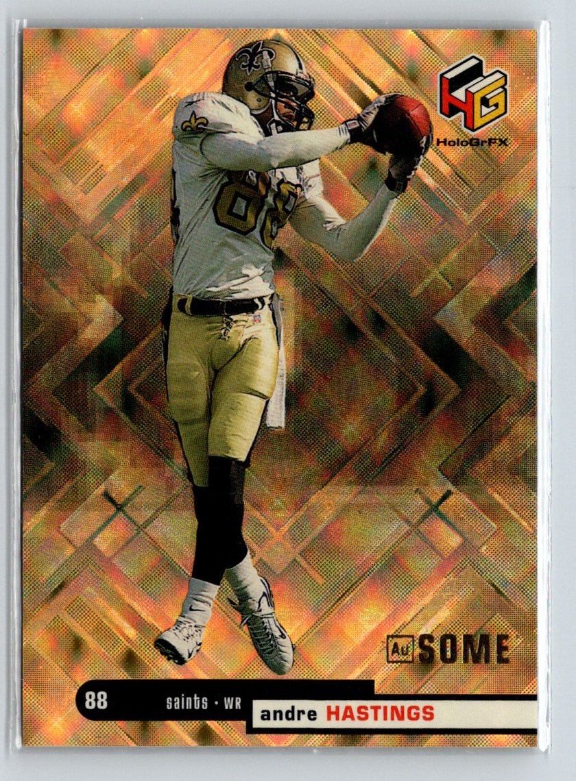 1999 Upper Deck HoloGrFX #AU36 Andre Hastings AuSome i45