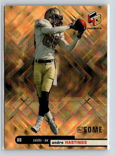1999 Upper Deck HoloGrFX #AU36 Andre Hastings AuSome i45