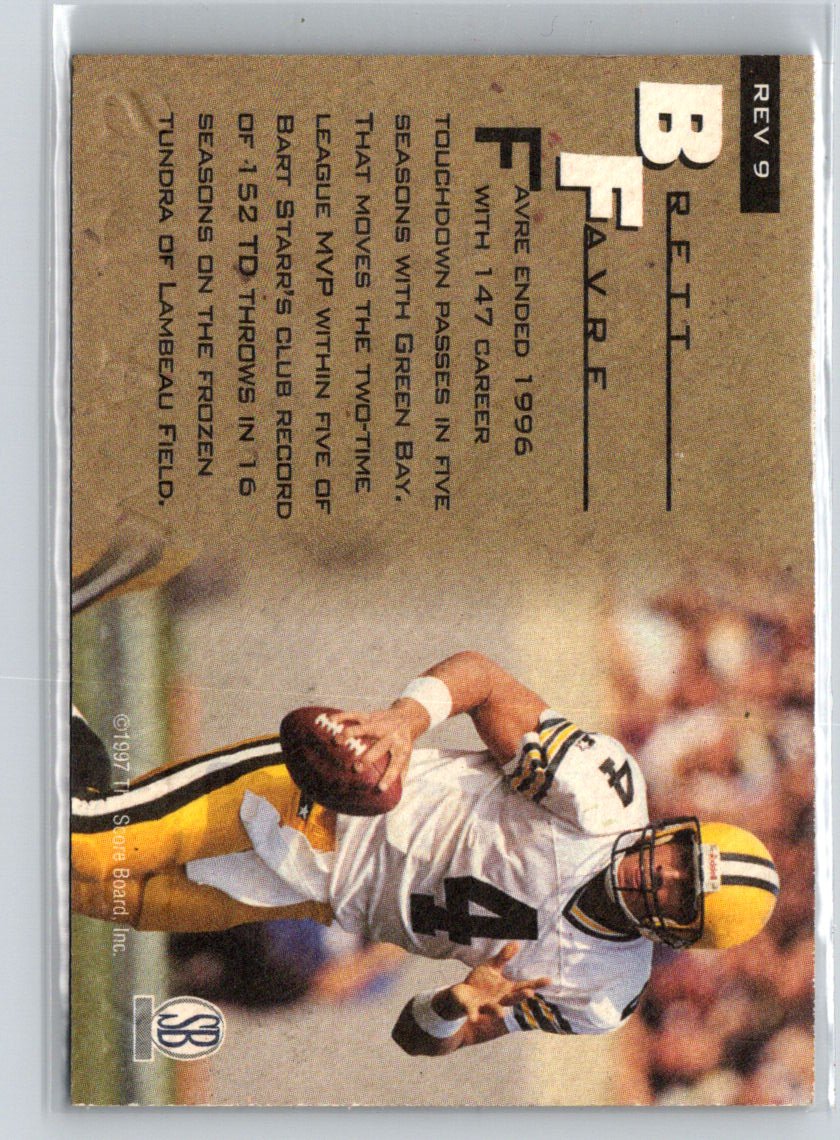1996-97 Score Board All Sport PPF #REV9 Brett Favre Revivals i45