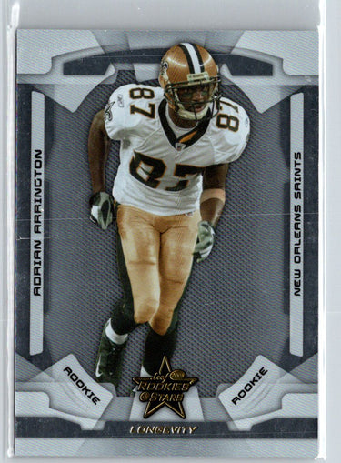 2008 Leaf Rookies & Stars Longevity #116 Adrian Arrington #/999 i46
