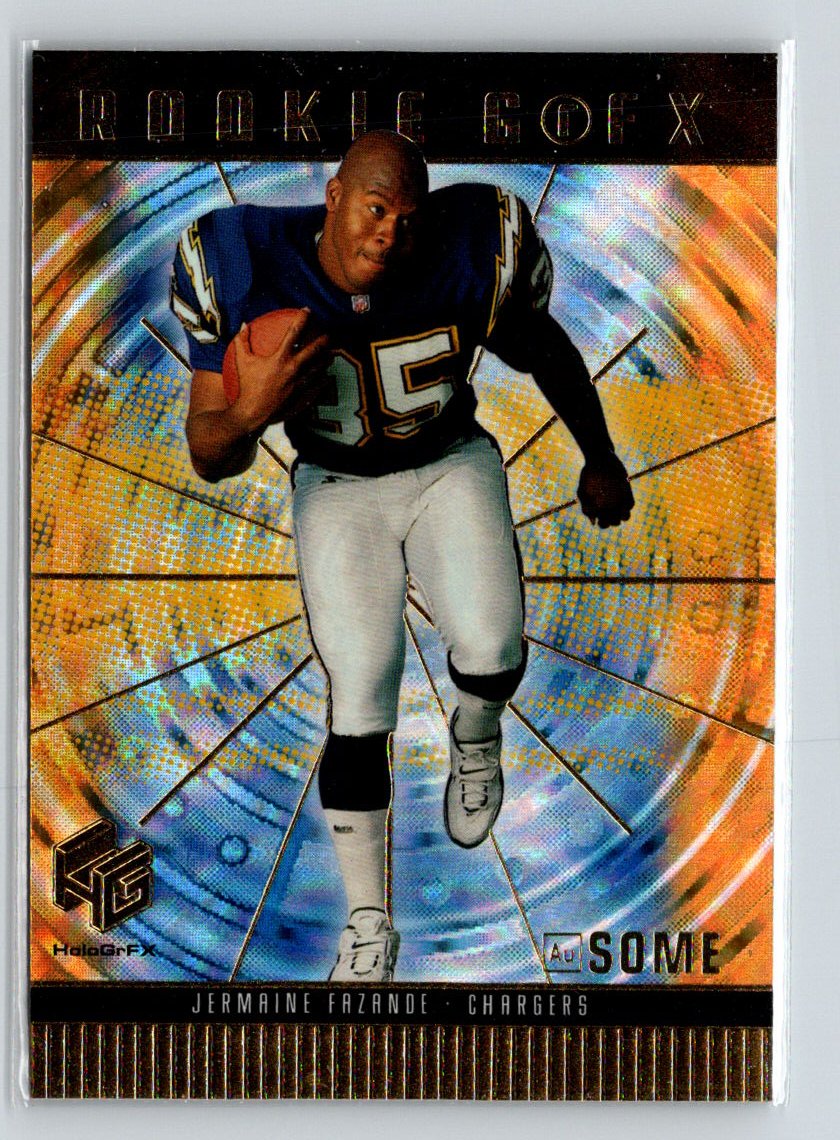 1999 Upper Deck HoloGrFX #79 Jermaine Fazande AuSome i47