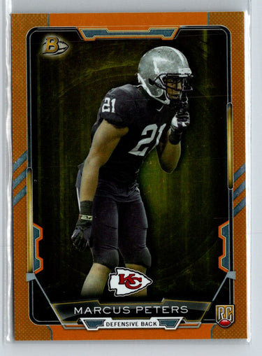 2015 Bowman #1 Marcus Peters Rookies Orange #/299 i47