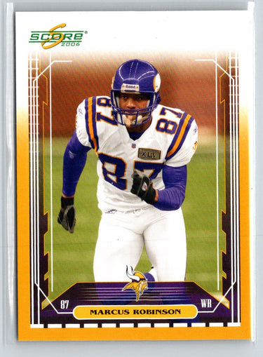 2006 Score #157 Marcus Robinson Gold #/600 i47