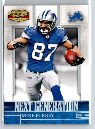 2007 Donruss Gridiron Gear #NG-24 Mike Furrey Next Generation Silver #/250 i47